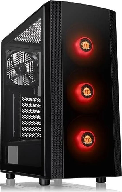 Thermaltake Versa J25 TG RGB, schwarz, Glasfenster