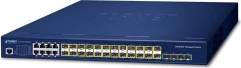 Planet SGS-6310 Rackmount Gigabit Managed Switch, 16x SFP, 8x RJ-45/SFP, 4x SFP+