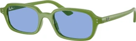Ray-Ban RB4455 Zuri Bio-Based polished cloudy jungle green/blue