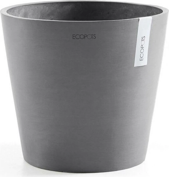 Ecopots Kunststoff-Topf Amsterdam 40cm grey