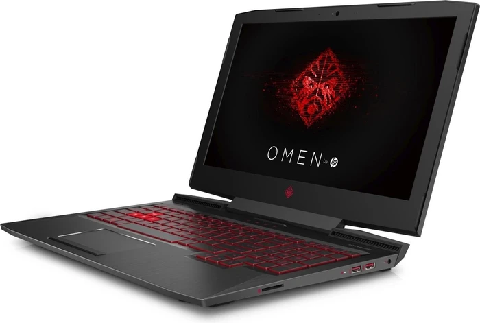 HP OMEN by HP Laptop 15-ce007ng, Shadow Black, Core i5-7300HQ, 8GB RAM, 1TB HDD, GeForce GTX 1050, DE
