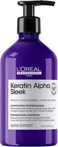 L'Oréal Professionnel Expert Keratin Alpha Sleek Shampoo, 500ml