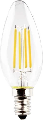 Müller Licht LED-Filament Kerze E14 4.9W/827 warmweiß