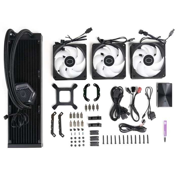 Cooler Master MasterLiquid 360 Atmos ARGB, schwarz