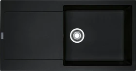 Franke Maris MRG 611-100 XL Einbau Becken rechts mit Ablauffernbedienung onyx