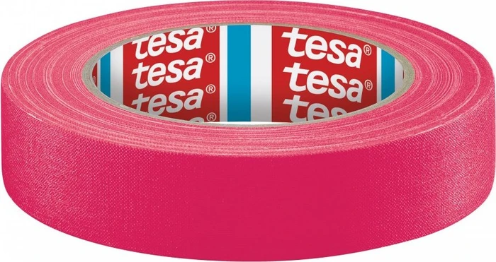 tesa 4671 Gafferband neonpink, 19mm/25m, 1 Stück
