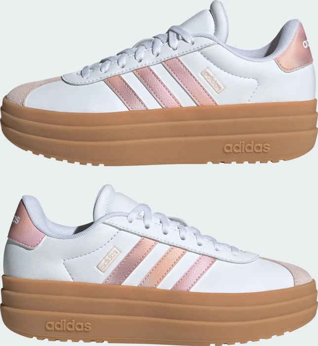 adidas VL Court Bold Lifestyle cloud white/powder coral/gum (Junior)
