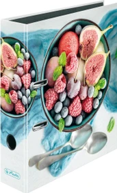Herlitz maX.file Ordner 2-Ring mit Motiv, 80mm, A4, Sorbet-Früchte