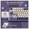 RK Royal Kludge S98, Lavendel Lila, 96%, hot-swap, RK Silent Purple, USB/Bluetooth, US Vorschaubild