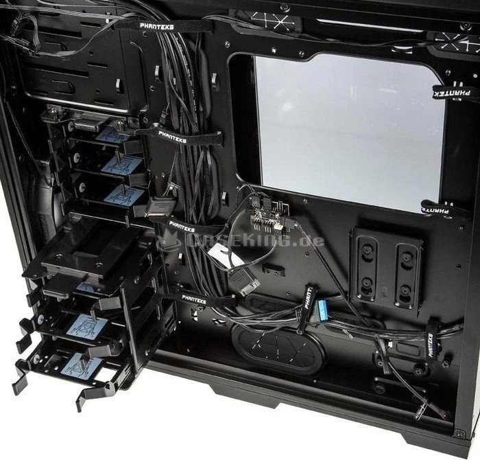 Phanteks Enthoo Luxe schwarz, Acrylfenster, schallgedämmt