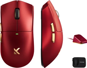 Mchose K7 Ultra mit Ladestation, Iron Red, USB/Bluetooth