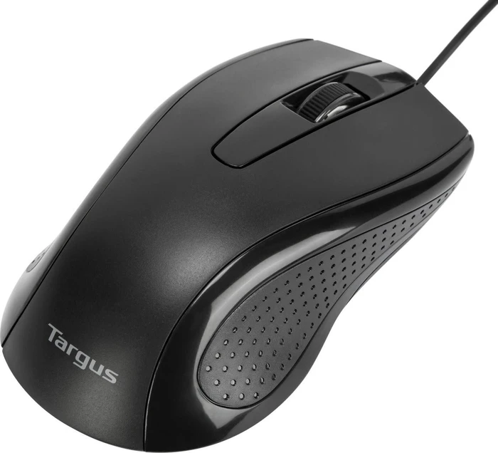 Targus Full-Size Optical Antimicrobial Wired Mouse schwarz, USB