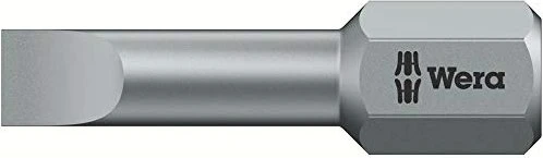 Wera 800/1 TZ Schlitz Bit 1/4", 6.5x25mm, 1 Stück