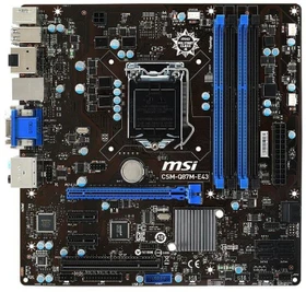 MSI CSM-Q87M-E43 (Intel 1150)
