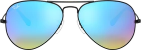 Ray-Ban RB3025 Aviator Flash Lenses Gradient 58mm black/blue gradient flash