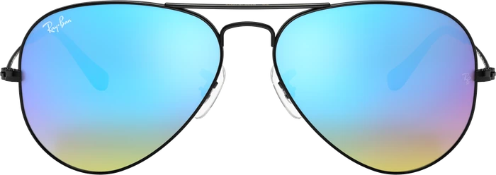 Ray-Ban RB3025 Aviator Flash Lenses Gradient 58mm black/blue gradient flash