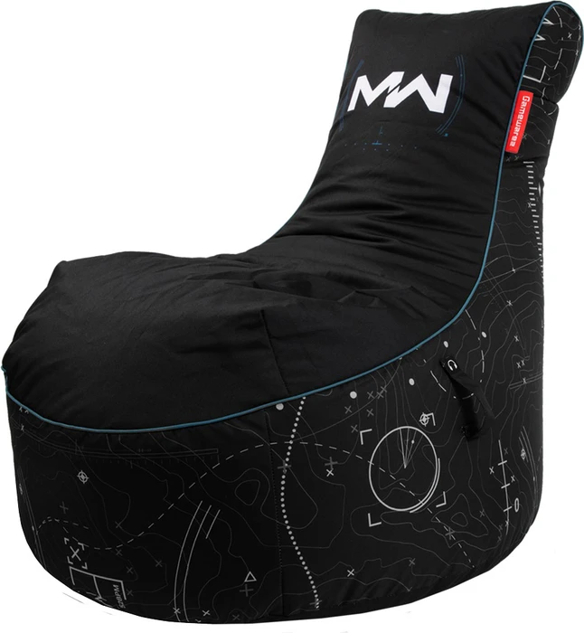 Gamewarez Gaming Sitzsack Classic Call of Duty Modern Warfare Vizor, schwarz