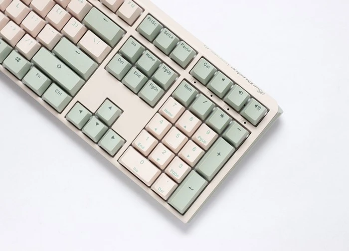 Ducky One 3 PBT, Matcha, grün/weiß, MX RED, USB, DE