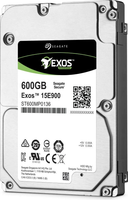 Seagate Exos E 15E900 TurboBoost 600GB, 24/7, 512e / 2.5" / SAS 12Gb/s