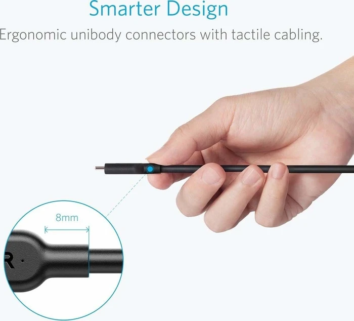 Anker USB-C Kabel, Powerline II, USB 3.1, 10Gb/s, USB-C 3.1 [Stecker] auf USB-C 3.1 [Stecker], schwarz, 0.9m