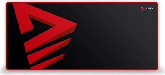 Savio Turbo Dynamic XL Gaming Mauspad, schwarz/rot