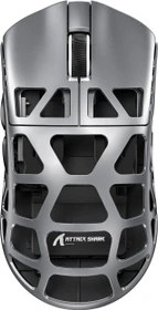 Attack Shark R3 Wireless Gaming Mouse grau, USB/Bluetooth