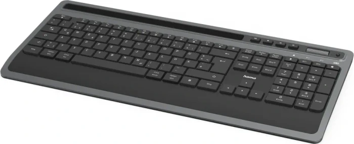 Hama KMW-600 Plus Funk Tastatur und Maus Set, schwarz/anthrazit, USB/Bluetooth, DE