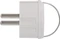 Brennenstuhl USB-A Steckdosenadapter weiß Vorschaubild