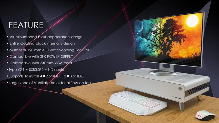 Raijintek Pan Slim, weiß, Mini-ITX