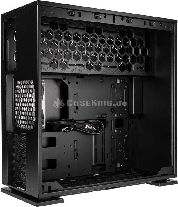 In Win 303 NVIDIA Edition schwarz, Glasfenster
