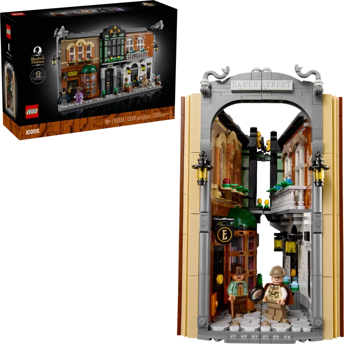 LEGO Icons - Sherlock Holmes: Bücherstütze
