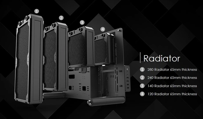 Raijintek Paean M, Glasfenster