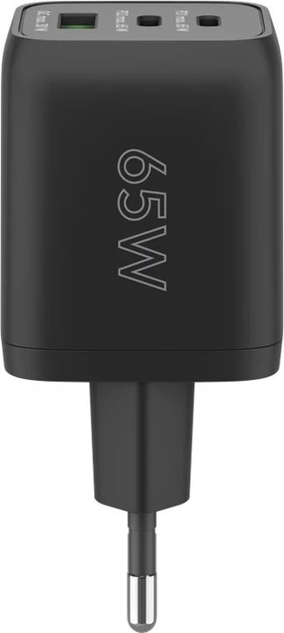 Wentronic Goobay USB-C PD GaN Multiport-Schnellladegerät Nano 65W schwarz