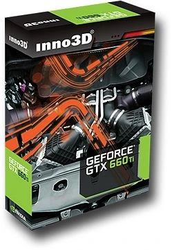 INNO3D GeForce GTX 660 Ti, 2GB GDDR5, 2x DVI, HDMI, DP