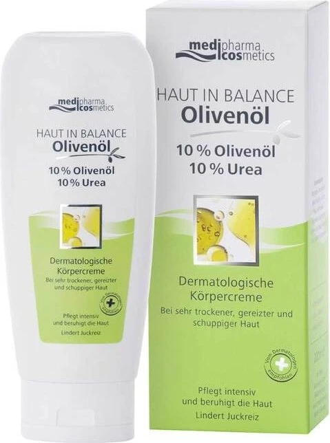 Dr. Theiss medipharma cosmetics Haut in Balance 10% Olivenöl 10% Urea Körpercreme, 200ml