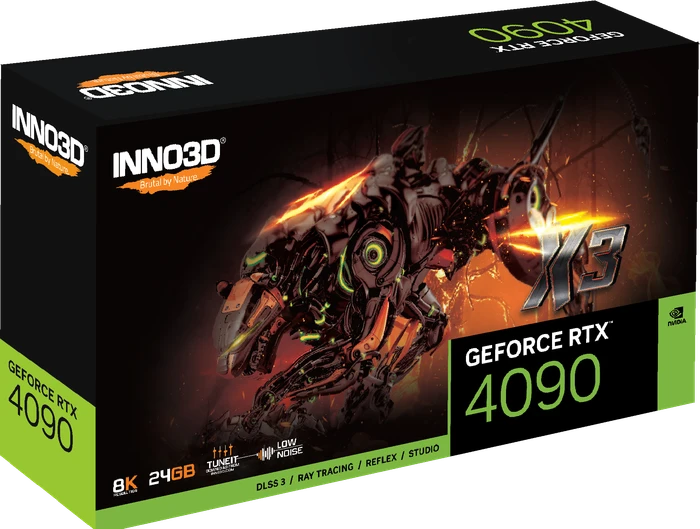 INNO3D GeForce RTX 4090 X3, 24GB GDDR6X, HDMI, 3x DP