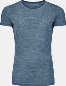 Ortovox 150 Cool Mountain Funktionsshirt kurzarm petrol blue blend (Damen)