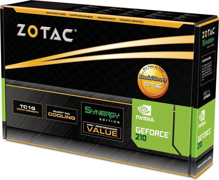 Zotac GeForce 210 Synergy Passiv, 1GB DDR3, VGA, DVI, HDMI
