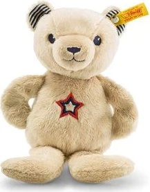 Steiff Teddybär Band Niklie Knister-Teddybär mit Rassel 23cm