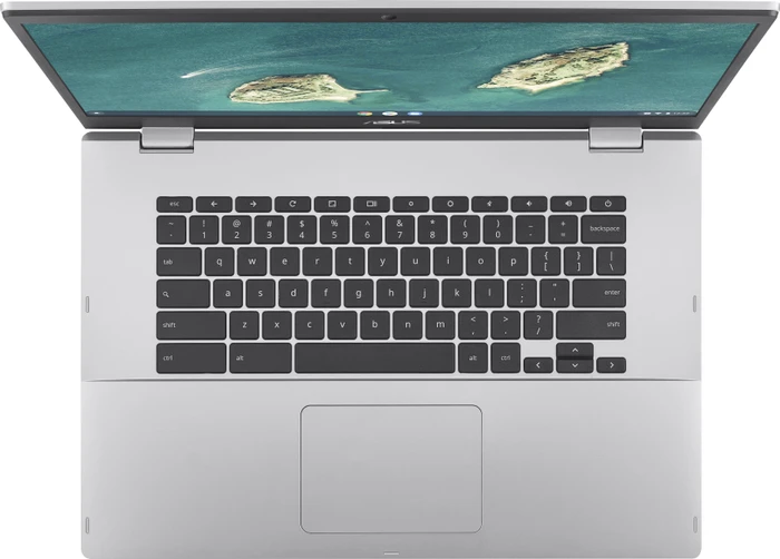ASUS Chromebook CX1 CX1500CNA-EJ0040, Transparent Silver, Celeron N3350, 8GB RAM, 64GB Flash, DE