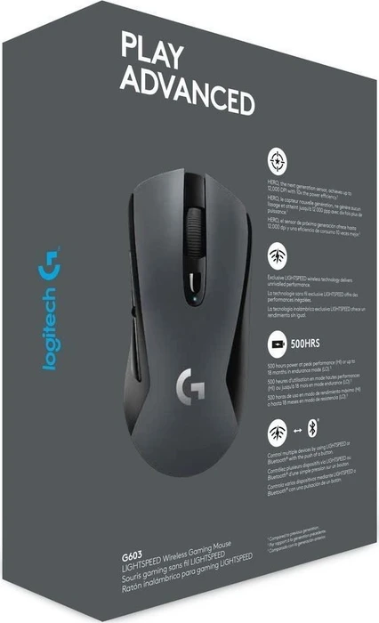 Logitech G603 Lightspeed, USB, Bluetooth