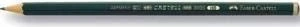 Faber-Castell Castell 9000 Bleistift 4B graphit, grün, 12er-Pack