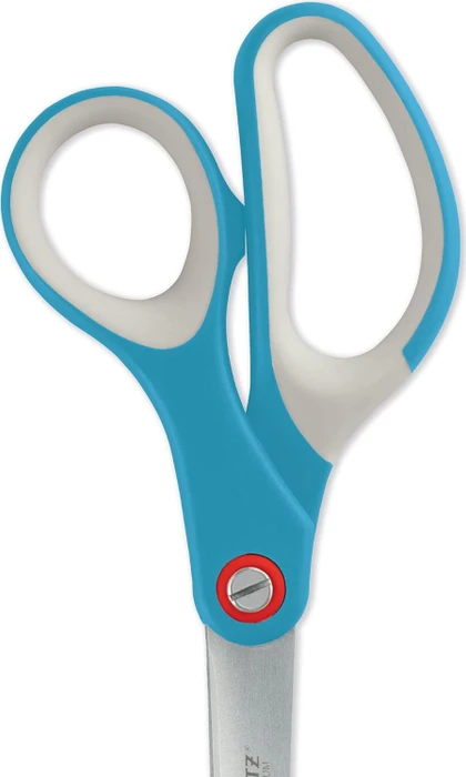 Leitz Cosy Titan Büroschere, Universalschere/Papierschere, Rechtshänder, 205mm, blau/weiß