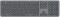 Hama WK-550 Multi-Device-Tastatur, dunkelgrau/schwarz, USB/Bluetooth, DE Vorschaubild