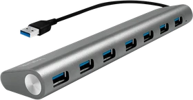 LogiLink USB-Hub, 7x USB-A 3.0, USB-A 3.0 [Stecker] (UA0308)