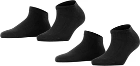 Falke Happy Socken schwarz, 2 Paare (Damen)