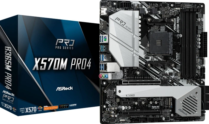 ASRock X570M Pro4 (AMD AM4)