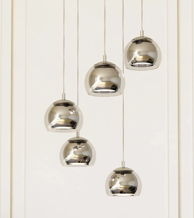 Eglo Rocamar Pendelleuchte 5-flammig chrom