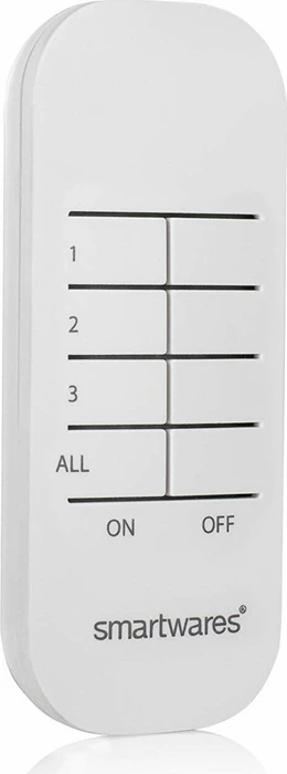 Smartwares SmarthomeBasic SH4-99552 weiß, Funk-Steckdose, 3er Funksteckdosen-Set mit Fernbedienung