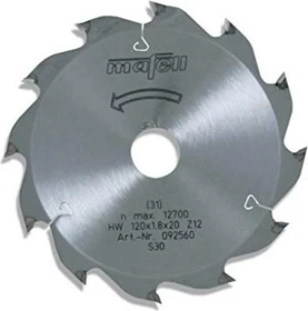 Mafell HM Kreissägeblatt 12Z, 120x1.8x20mm, 1 Stück